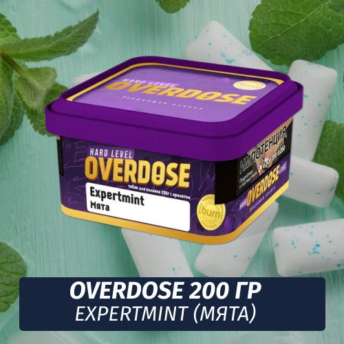 Табак Overdose 200g Expertmint (Мята) Табак Overdose 200g Expertmint (Мята)