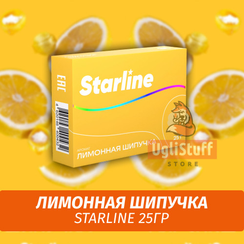 Табак Starline 25 гр Лимонная Шипучка Табак Starline 25 гр Лимонная Шипучка