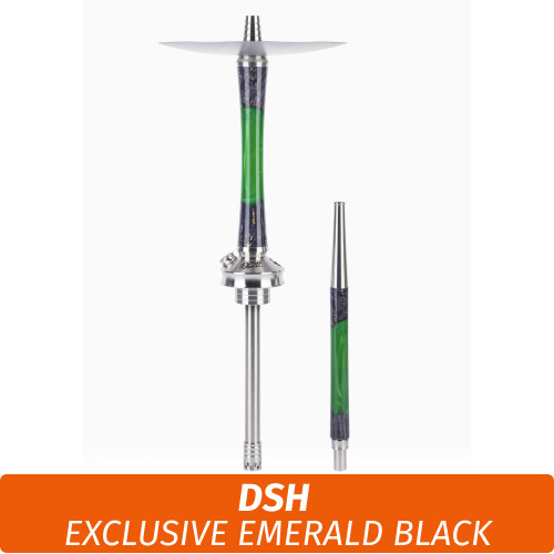 Кальян DSH Exclusive Emerald Black Кальян DSH Exclusive Emerald Black