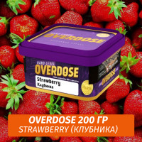 Табак Overdose 200g Strawberry (Клубника)