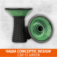 Чаша для кальяна Conceptic Design C3D-13 Green