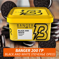 Табак Banger ft Timoti 200 гр Black and White (Печенье Орео)