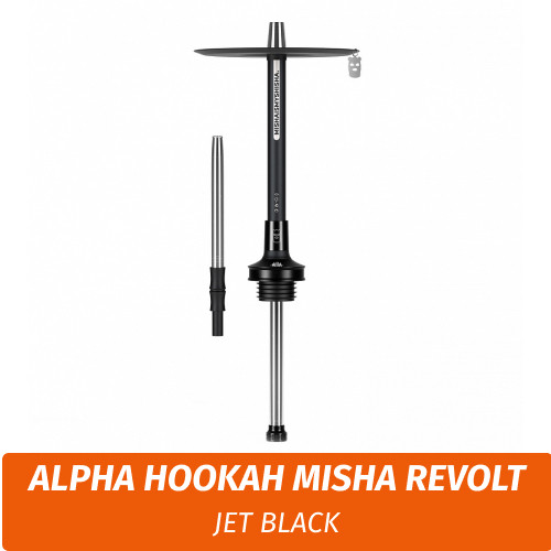 Кальян Alpha Hookah Misha Revolt Jet Black Кальян Alpha Hookah Misha Revolt Jet Black