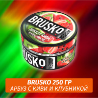 Brusko 250 гр Арбуз с Киви и Клубникой (Бестабачная смесь)