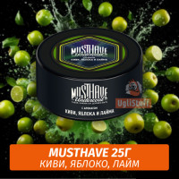 NEW Табак Must Have 25 гр - Киви, яблоко и лайм