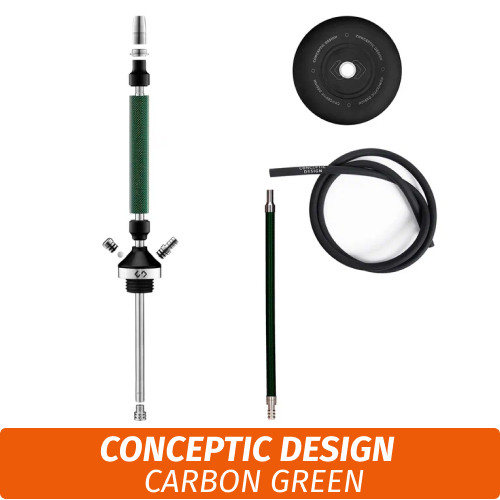 Кальян Conceptic Design Carbon Green Кальян Conceptic Design Carbon Green