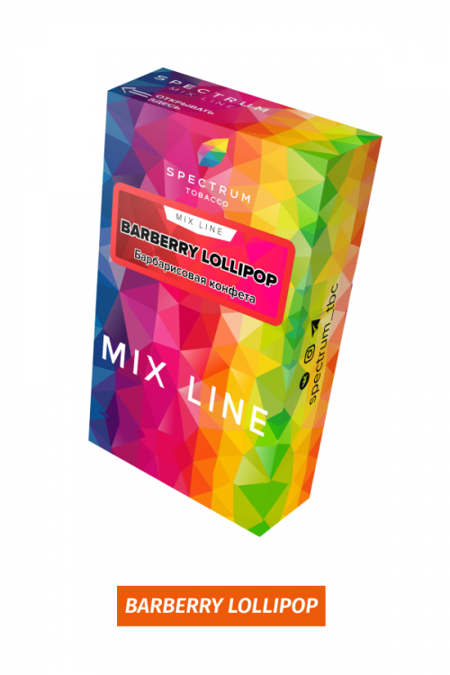 Табак Spectrum Mix Line 40 г Barberry Lollipop