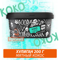 NEW Табак Хулиган Hooligan 200 g Coco (Мятный Кокос) от Nuahule Group