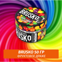 Brusko 50 гр Фруктовое Драже (Бестабачная смесь)