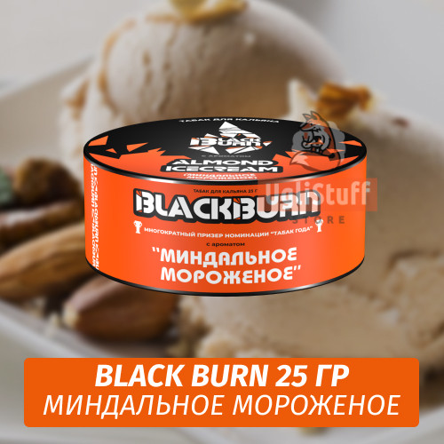 Табак Black Burn 25 гр Almond Ice Cream (Миндальное Мороженое) Табак Black Burn 25 гр Almond Ice Cream (Миндальное Мороженое)