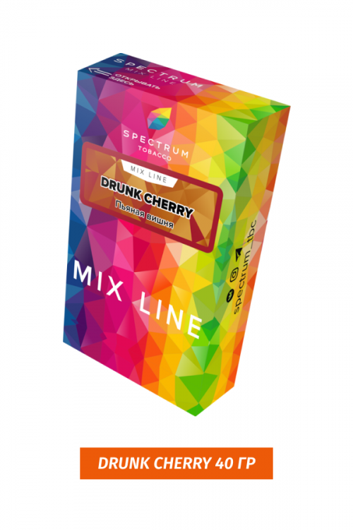 Табак Spectrum Mix Line 40 г Drunk Cherry Табак Spectrum Mix Line 40 г Drunk Cherry