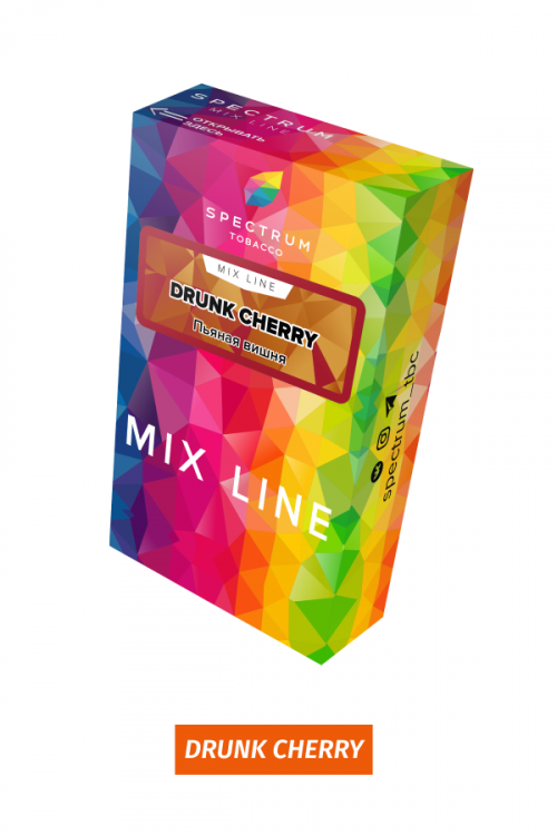 Табак Spectrum Mix Line 40 г Drunk Cherry Табак Spectrum Mix Line 40 г Drunk Cherry