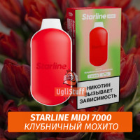 Одноразовая ЭС Starline Midi Клубничный Мохито 7000