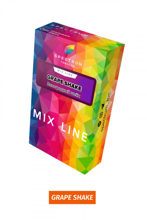 Табак Spectrum Mix Line 40 г Grape Shake Табак Spectrum Mix Line 40 г Grape Shake