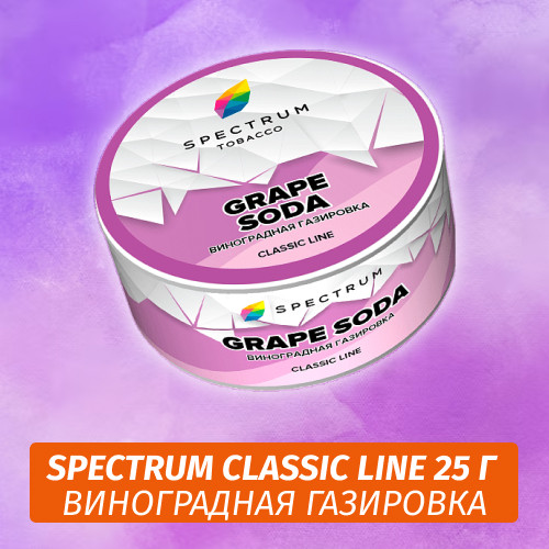 Табак Spectrum 25 гр Grape Soda Табак Spectrum 25 гр Grape Soda