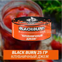 Табак Black Burn 25 гр Strawberry Jam (Клубничный Джем)
