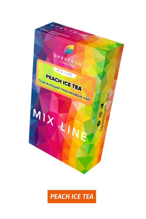 Табак Spectrum Mix Line 40 г Peach Ice Tea