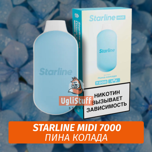 Одноразовая ЭС Starline Midi Пина Колада 7000 Одноразовая ЭС Starline Midi Пина Колада 7000