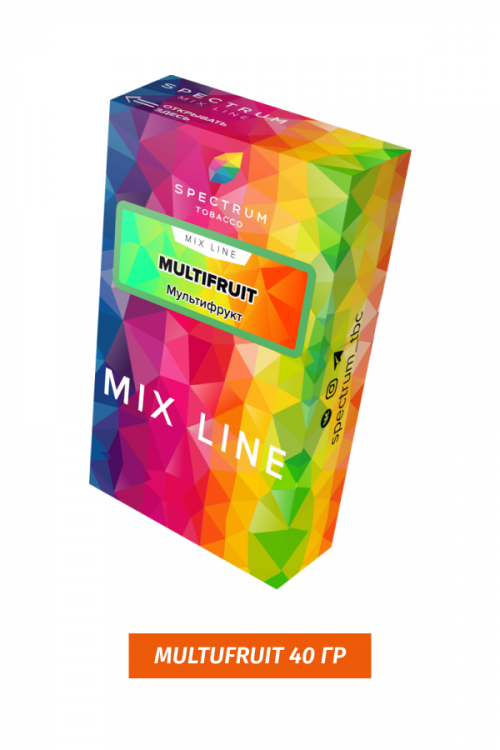 Табак Spectrum Mix Line 40 г Multifruit Табак Spectrum Mix Line 40 г Multifruit