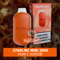 Одноразовая ЭС Starline Mini Ром с Колой 3000