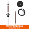 Кальян Conceptic Design Carbon Red Кальян Conceptic Design Carbon Red