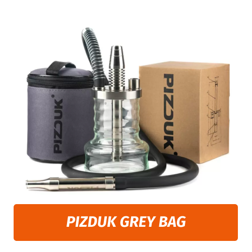 Кальян Pizduk Grey-bag (Прозрачная Колба)