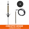 Кальян Conceptic Design Carbon Gold Кальян Conceptic Design Carbon Gold