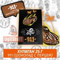Табак Хулиган Hooligan 25 g 911 (Шоколад с Перцем) от Nuahule Group