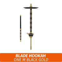 Кальян Blade Hookah One M Black Gold (Блейд Хука М Черно-Золотой)