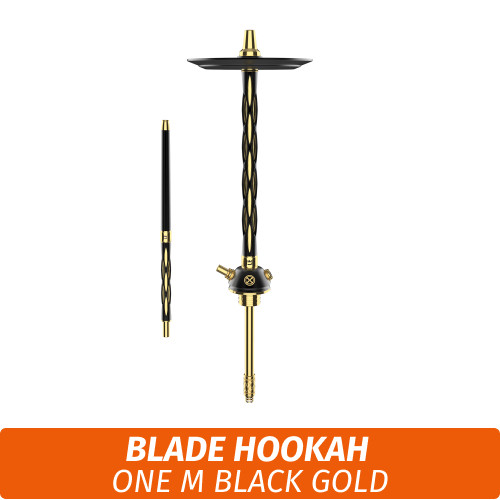 Кальян Blade Hookah One M Black Gold (Блейд Хука М Черно-Золотой) Кальян Blade Hookah One M Black Gold (Блейд Хука М Черно-Золотой)