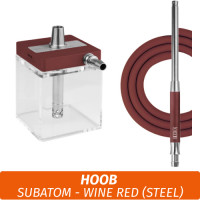 Кальян Hoob subAtom - Wine Red (Steel)