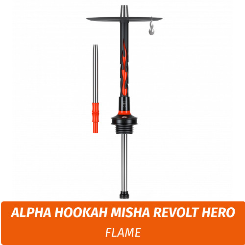 Кальян Alpha Hookah Misha Revolt Hero - Flame Кальян Alpha Hookah Misha Revolt Hero - Flame
