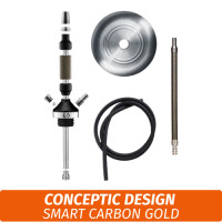 Кальян Conceptic Design Smart Carbon Gold