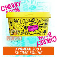 Табак Хулиган Hooligan 200 g Cherry Boom (Кислая Вишня) от Nuahule Group