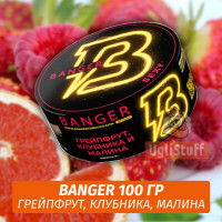 Табак Banger ft Timoti 100 гр Sexy (Грейпфрут, Клубника, Малина)