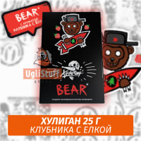 Табак Хулиган Hooligan 25 g Bear (Клубника с Елкой) от Nuahule Group