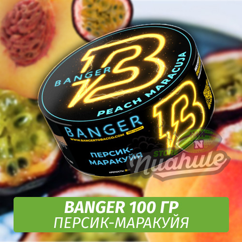 Табак Banger ft Timoti 100 гр Peach Maracuja (Персик-Маракуйя) Табак Banger ft Timoti 100 гр Peach Maracuja (Персик-Маракуйя)