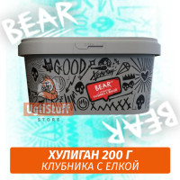 Табак Хулиган Hooligan 200 g Bear (Клубника с Елкой) от Nuahule Group