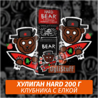 Табак Хулиган Hooligan HARD 200 g Bear (Клубника с Елкой) от Nuahule Group
