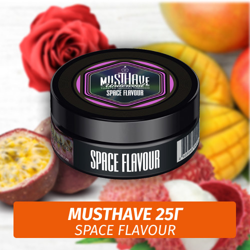 Табак Must Have 25 гр - Манго, Маракуйя, Личи, Роза (Space Flavour) Табак Must Have 25 гр - Манго, Маракуйя, Личи, Роза (Space Flavour)