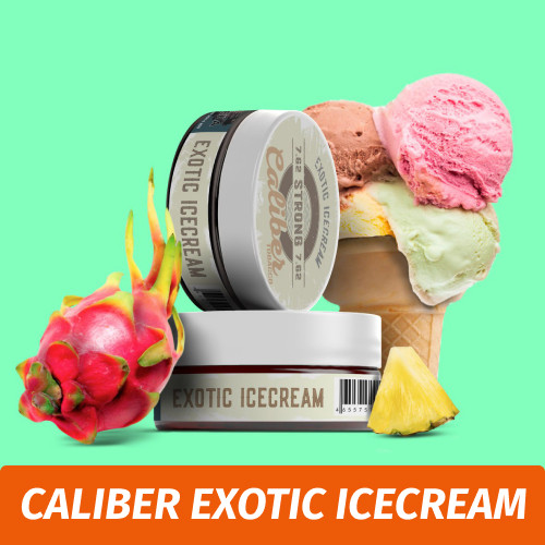 Табак Caliber Strong Exotic Icecream (Экзотическое Мороженое) 25 гр Табак Caliber Strong Exotic Icecream (Экзотическое Мороженое) 25 гр