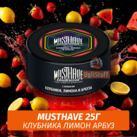 NEW Табак Must Have 25 гр - Клубника Лимон Арбуз