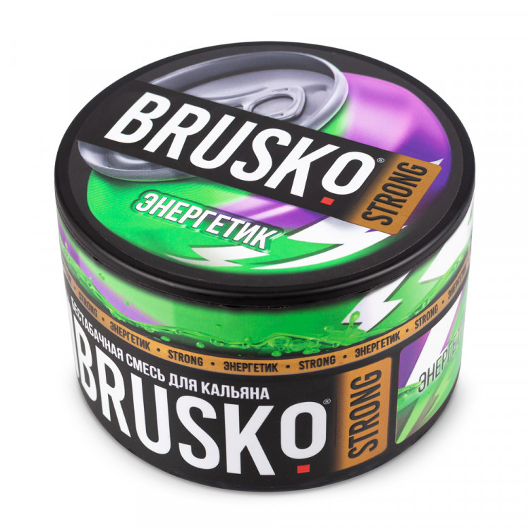Brusko Strong 250 гр Энергетик (Бестабачная смесь) Brusko Strong 250 гр Энергетик (Бестабачная смесь)