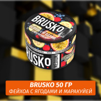 Brusko 50 гр Фейхоа с ягодами и маракуйей (Бестабачная смесь)