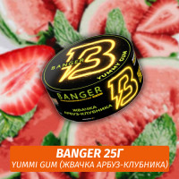 Табак Banger ft Timoti 25 гр Yummy Gum (Жвачка Арбуз-Клубника)