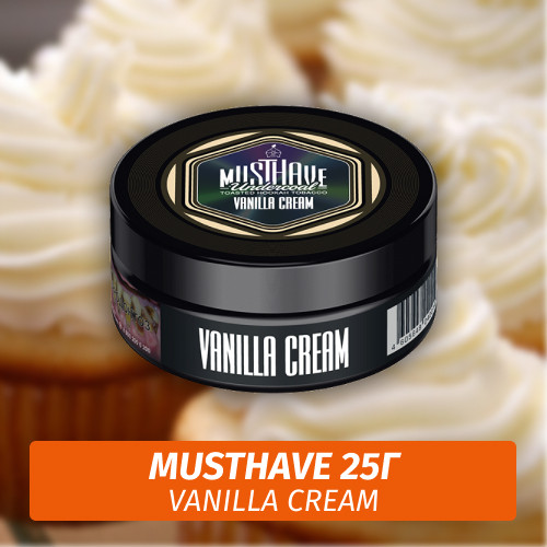 Табак Must Have 25 гр - Vanilla Cream (Ванильный Крем) Табак Must Have 25 гр - Vanilla Cream (Ванильный Крем)