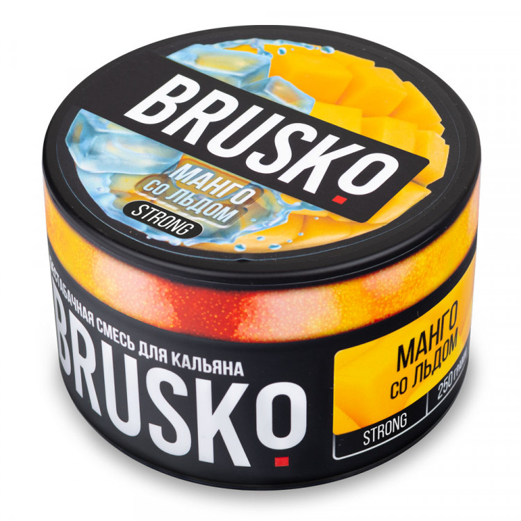 Brusko Strong 250 гр Манго со Льдом (Бестабачная смесь)