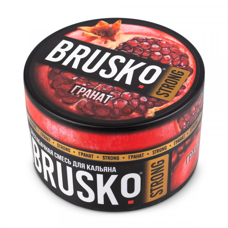 Brusko Strong 250 гр Гранат (Бестабачная смесь) Brusko Strong 250 гр Гранат (Бестабачная смесь)