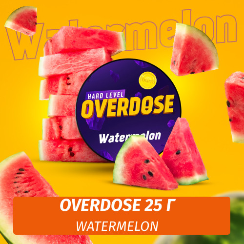 Табак Overdose 25g Watermelon (Сахарный Арбуз) Табак Overdose 25g Watermelon (Сахарный Арбуз)