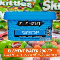 Табак Element Water 200 гр Green Skitlezz (Зелёный Скитлз)